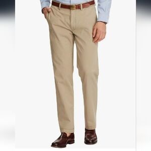 Polo Ralph Lauren Mens Khaki Straight Leg Pants New 36x32 Nwot